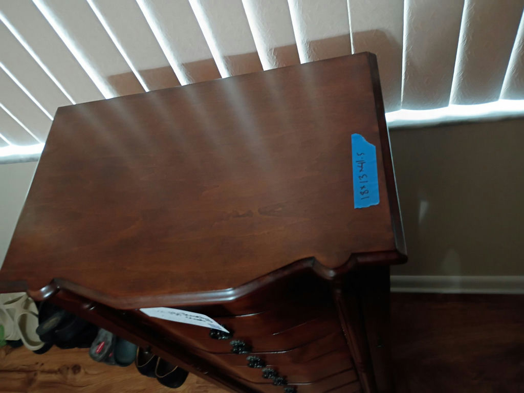 Wooden Jewelry Armoire Cabinet - image 3 of 3