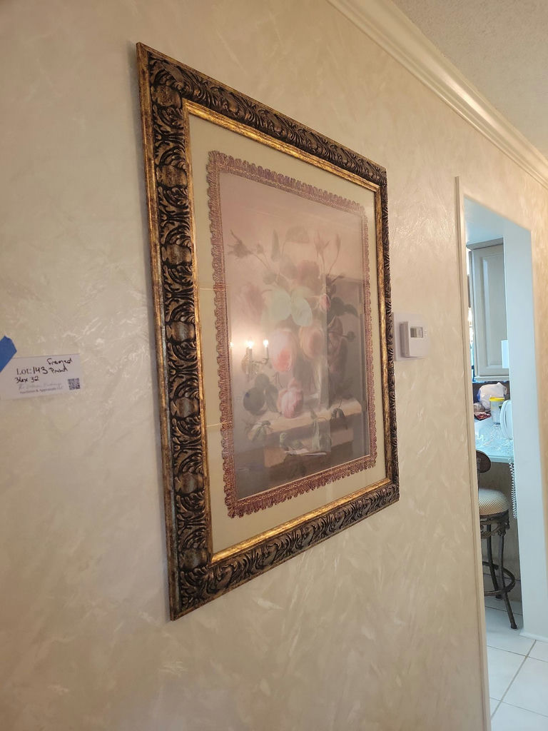 Framed Floral Wall Art - image 2 of 4