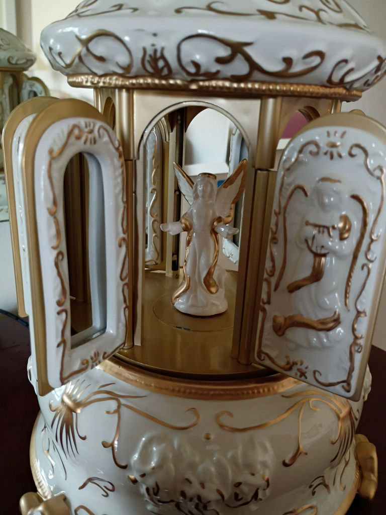 Mr. Christmas Angel Carousel Musical Decoration - image 3 of 5