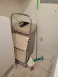 Trash Can, Folding Step Stool, Mop, and Cleaning Supplies - thumbnail 1 of 1
