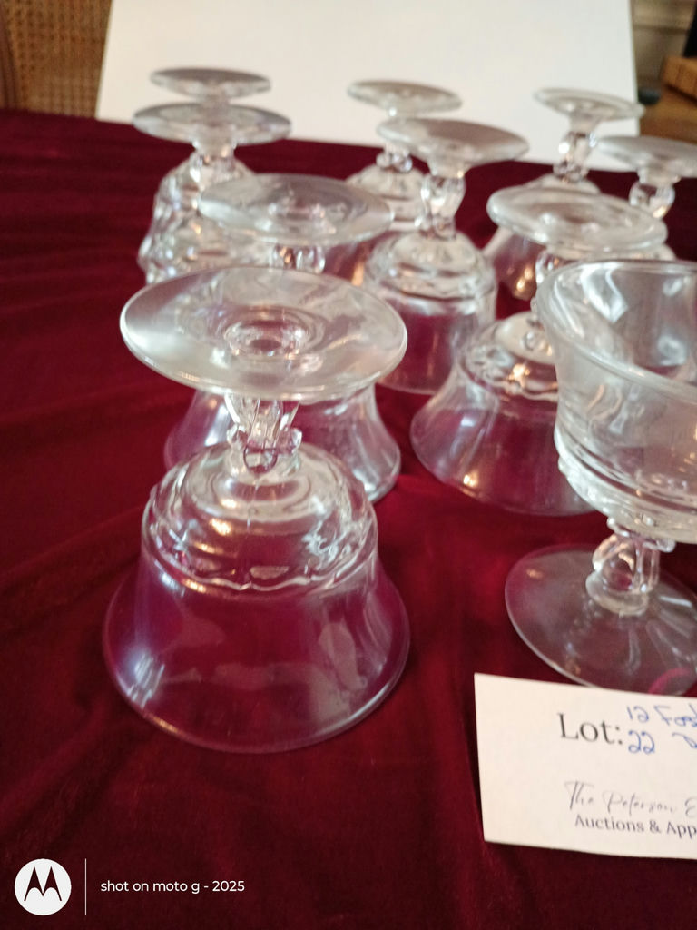 Set of 12 Fostoria Glass Dessert Cups - image 4 of 5