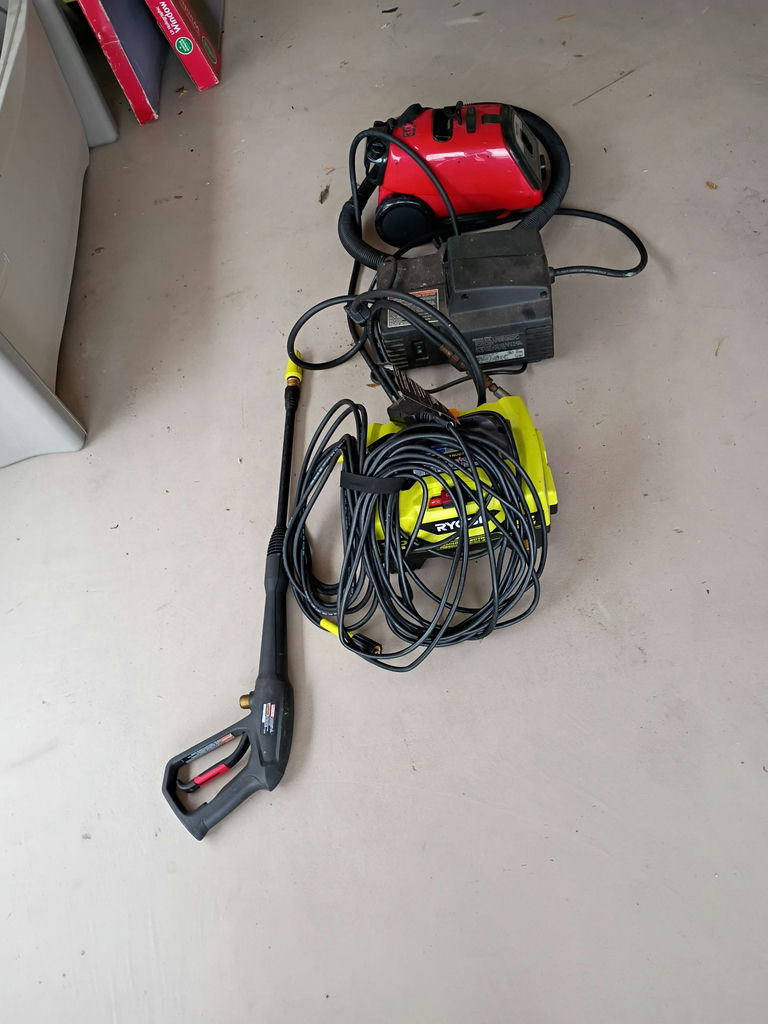 Outdoor Storage Bench, Pressure Washer, and Miscellaneous Items - image 2 of 3