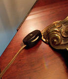 Ornate Brass Table Lamp with Crystal Beaded Shade - thumbnail 5 of 6