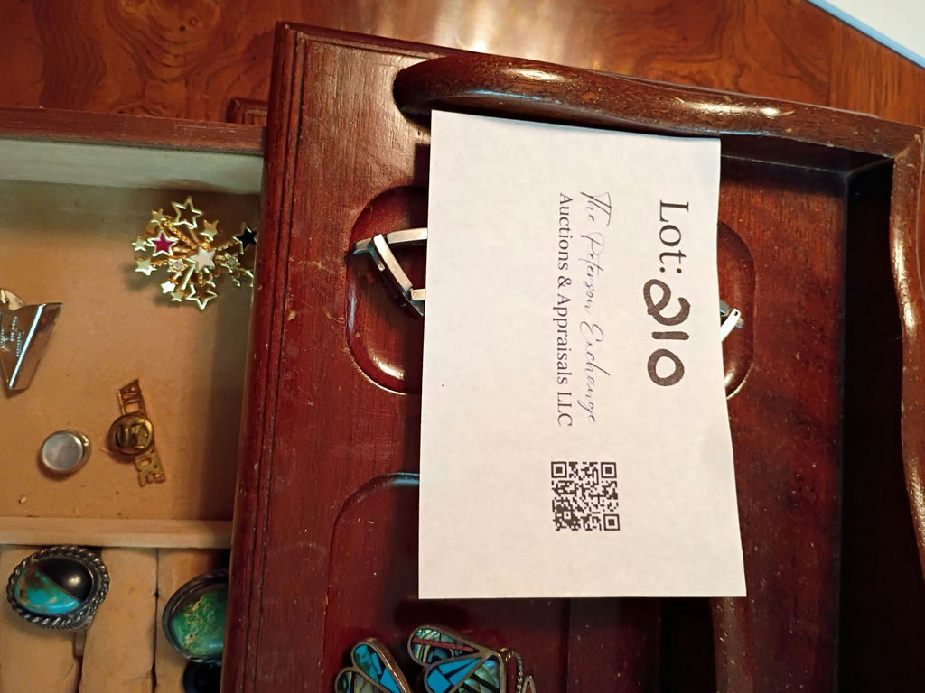 Eyeglasses, Jewelry Box, Clock, and Assorted Costume Jewelry - image 5 of 6