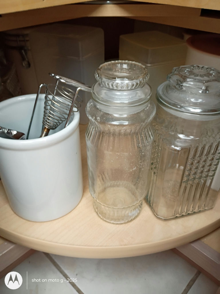Assorted Kitchen Canisters and Glass Storage Jars - image 1 of 5