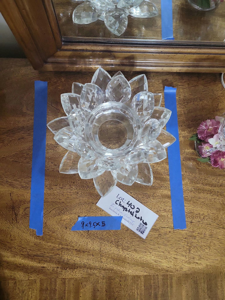 Crystal Lotus Candle Holder - image 2 of 4