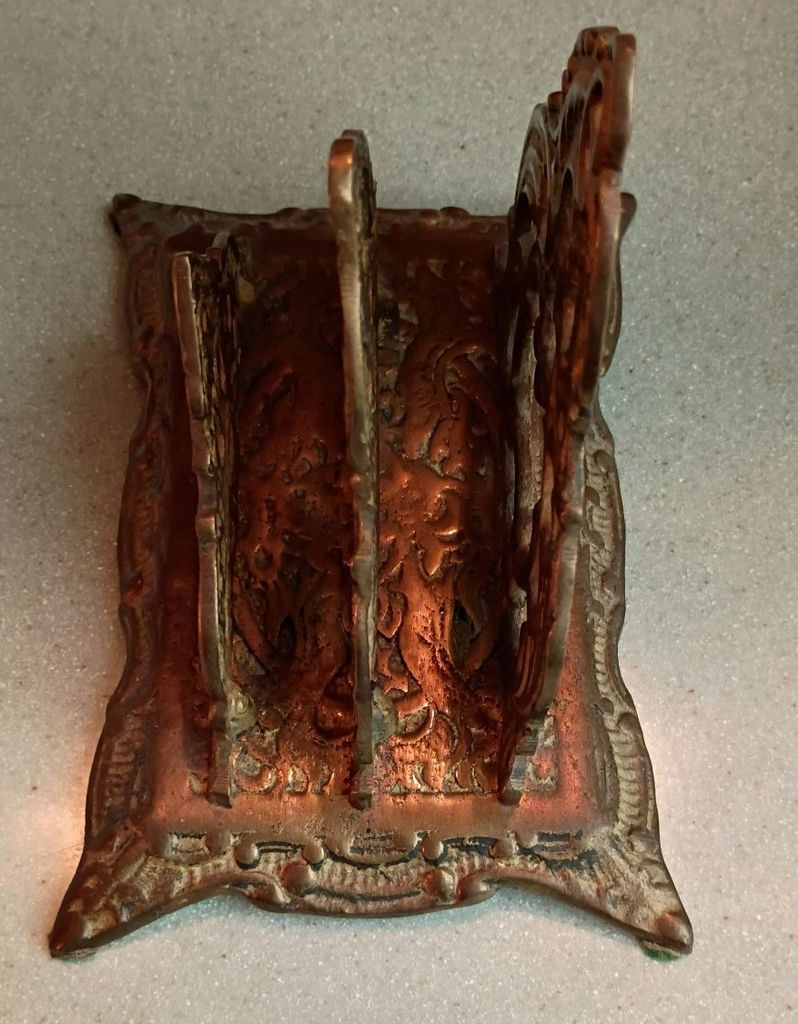 Ornate Cast Metal Letter Holder - image 2 of 4
