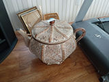 Woven Teapot-Shaped Decorative Container with Baskets and Picture Frames - thumbnail 5 of 5