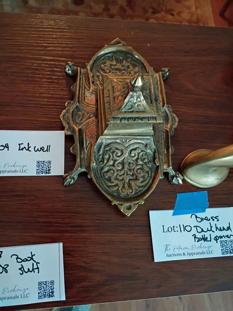 Decorative Metal Inkwell - image 3 of 3