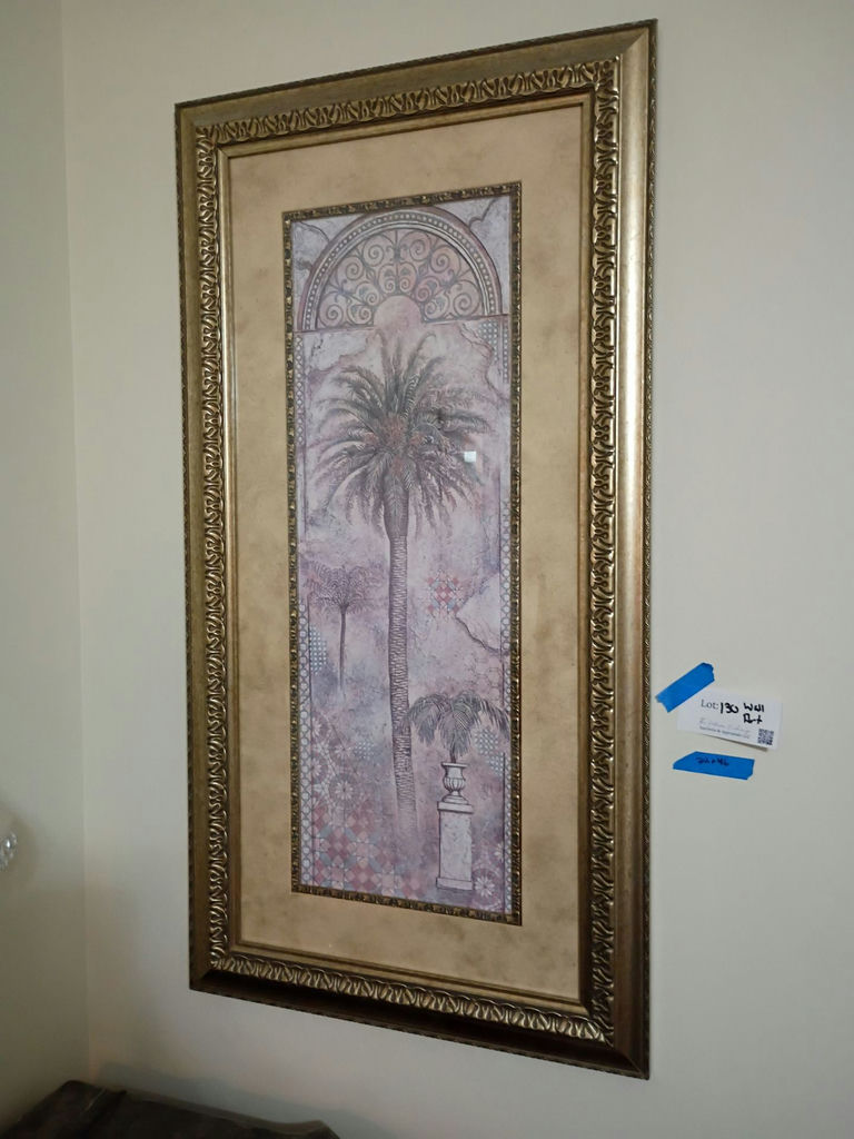 Framed Palm Tree Wall Art - image 1 of 3