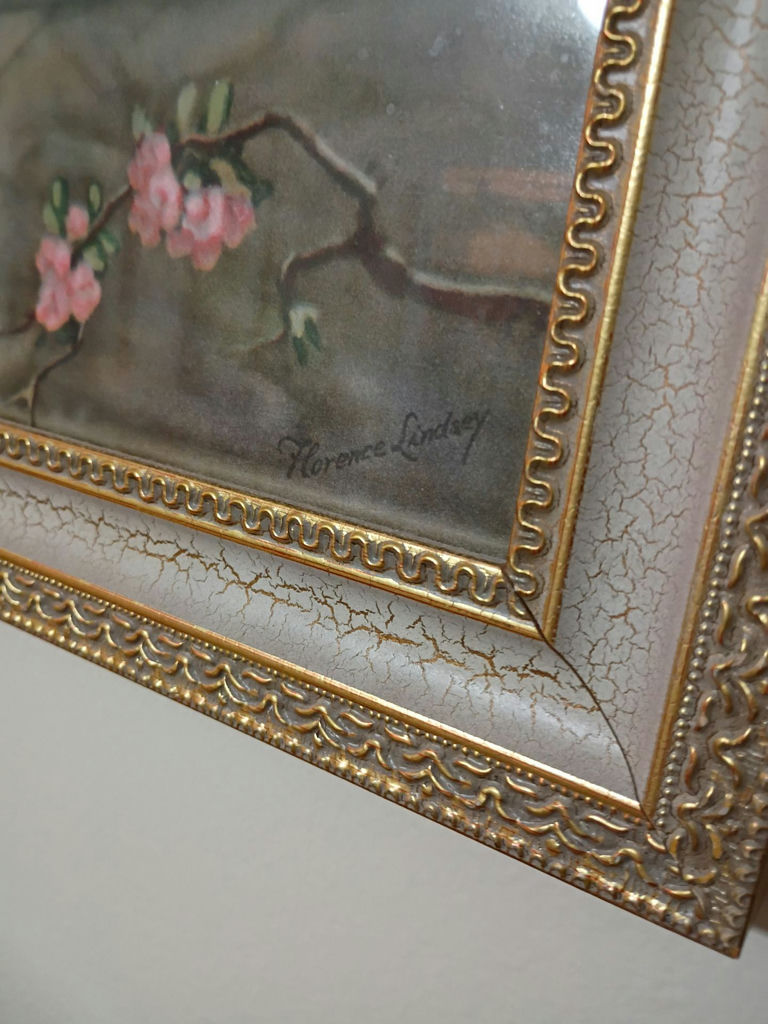 Framed Portrait Print of Young Girl with Bird - image 4 of 4