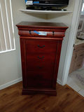 Wooden Jewelry Armoire Chest - thumbnail 1 of 8