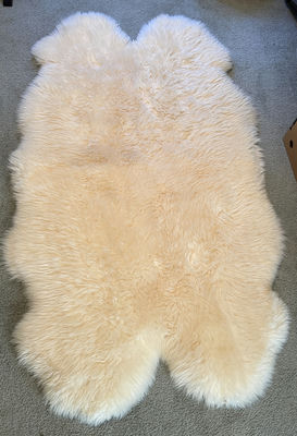 Sheepskin Throw/ Rug And A Duvet - Image 1 of 9