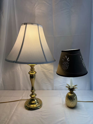 Brass Table Lamps - Image 1 of 5