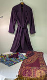 Fabulous Vintage Lavender Wool Coat, scarves and Gloves - thumbnail 1 of 10