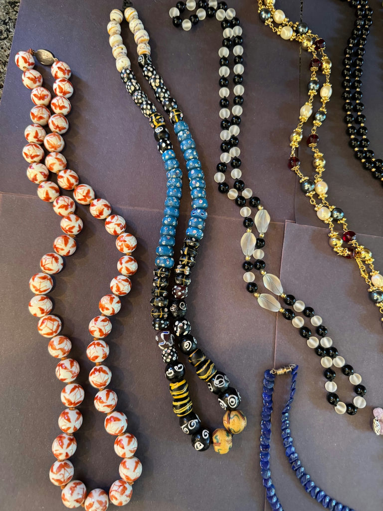 Artisan Beaded Collection of necklaces - image 2 of 6