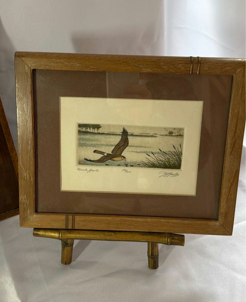 Signed Original Artwork And Antique Mirror  - image 6 of 9