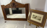 Signed Original Artwork And Antique Mirror - thumbnail 2 of 9
