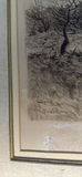 Signed and framed etching By E.L. Field - thumbnail 3 of 5