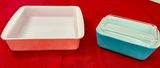 Vintage Pyrex Kitchen Collection - 6-Piece Pastel & Primary Set - thumbnail 2 of 7