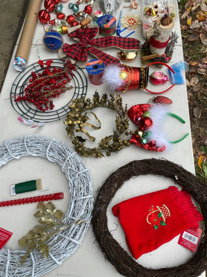 Christmas Decorations and Lights - Image 1 of 8