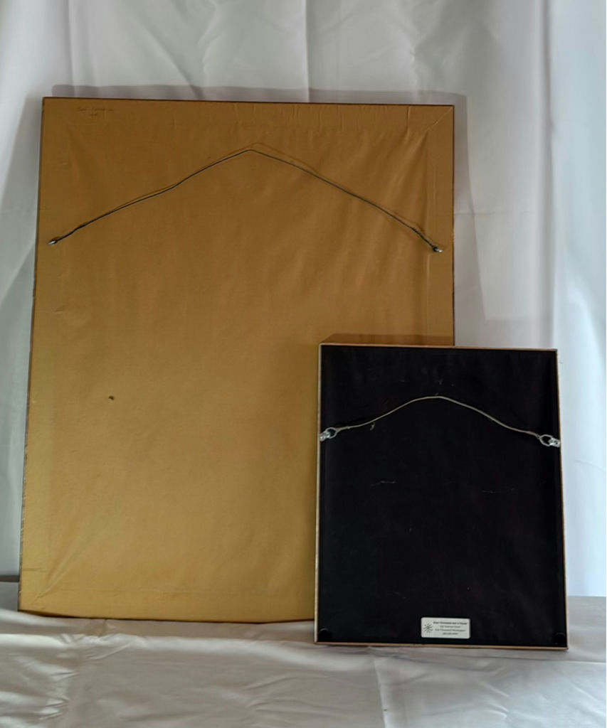 Two framed, signed and numbered Lithos of watercolors - image 8 of 8