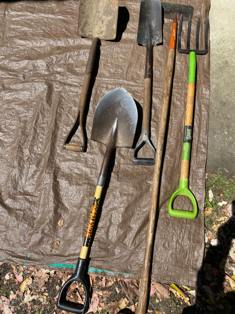 Wheelbarrow and Gardening Tools - image 8 of 8