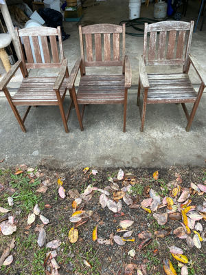 Set of Four Outdoor Chairs  - Image 1 of 6