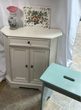 A White Cabinet, Stool and a Vase - thumbnail 1 of 6