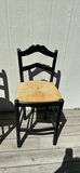 Two Shaker Counter stools with thatched seats. - thumbnail 3 of 8