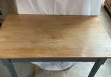 Rustic Farmhouse Table, vintage apron and kitchen towels, porcelain platter - thumbnail 8 of 9