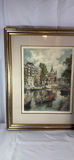 Two framed, signed and numbered Lithos of watercolors - thumbnail 2 of 8