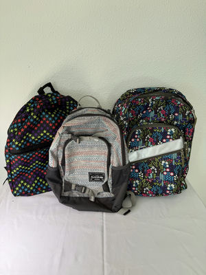 Three patterned backpacks - Image 1 of 4