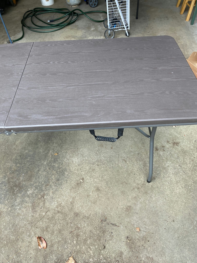 Brown Folding Table - image 2 of 7