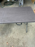 Brown Folding Table - thumbnail 2 of 7