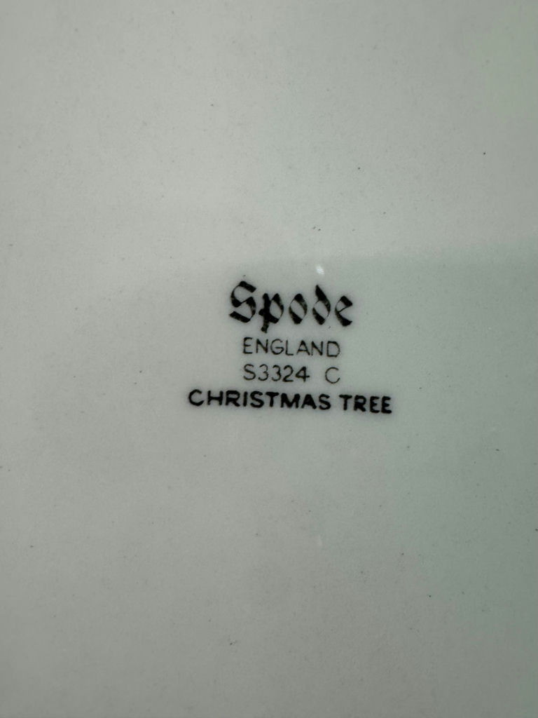Vintage SPODE England Christmas Tree Collection – Service for 12! - image 2 of 8