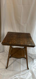 Antique Table And Brass Lamp - thumbnail 4 of 6