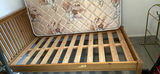 Wood Platform Twin Bed and mattress - thumbnail 4 of 5