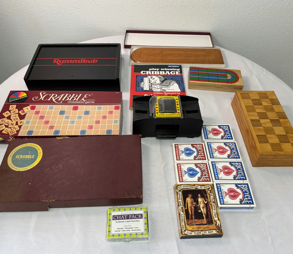 Scrabble, Cards, Cribbage, and Chess Oh My!  - image 1 of 5