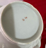 Vintage Japanese Kutani Eggshell Porcelain Tea & Dessert Set - Flying Cranes, 14-Pc - thumbnail 9 of 13