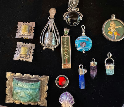 Assorted jewelry collection with pendants and beads - Image 1 of 11