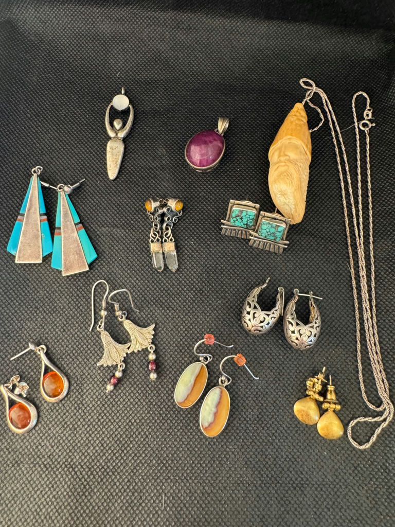 A Curated Collection of Sterling Silver Jewelry  - image 1 of 19