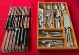 Williams-Sonoma Knife Block, Knives, Flatware, and Organizer - thumbnail 1 of 7