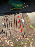 Wheelbarrow and Gardening Tools - thumbnail 1 of 8