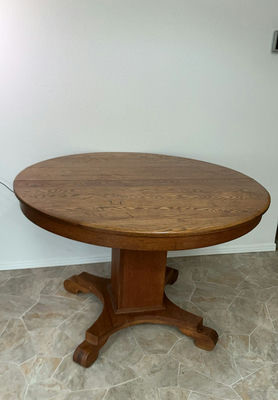 Antique Pedestal Table - Image 1 of 3