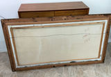 Signed Oil Painting By Henri Rodgers And MCM Inspired Entry Table - thumbnail 9 of 12