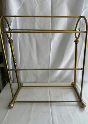 Vintage Brass Quilt Rack - Image 1 of 3