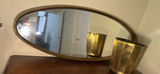 Oval Mirror And A Brass Trash Can - thumbnail 2 of 4