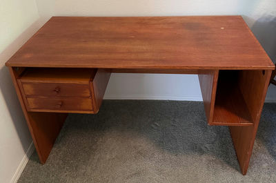 Office Desk and Rolling Chair - Image 1 of 8