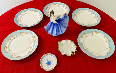 Porcelain & Fine Bone China Vanity Set - Image 1 of 8